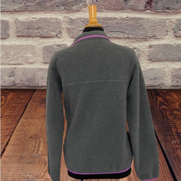 Women’s Patagonia Synchilla Snap-T fleece pullover gray size small - Picture 5 of 7